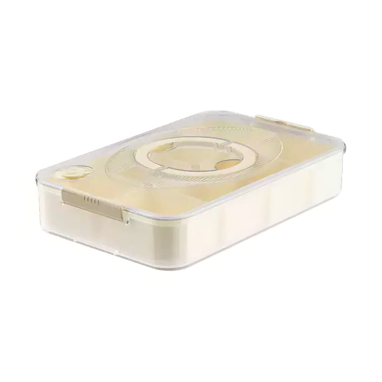 Pembukaan ventilasi baki camilan terbagi